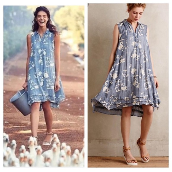 Anthropologie Dresses & Skirts - Anthropologie Isabella Sinclair Embroidered Dress